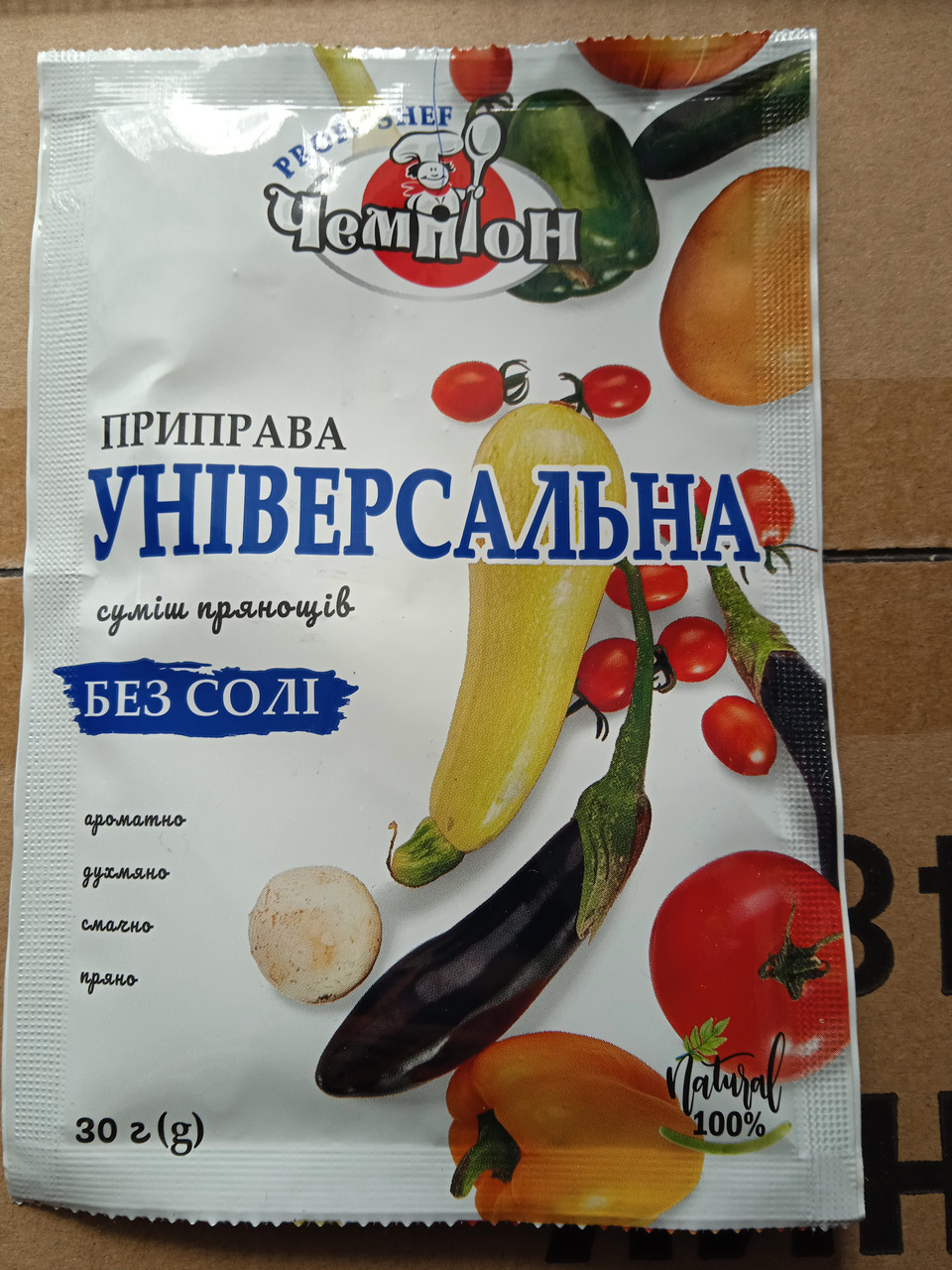 Приправа Чемпіон Без солі Універсальна 30 г