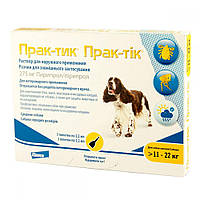 Краплі від бліх та кліщів Практик для собак 11-22 кг, 3 піпетки