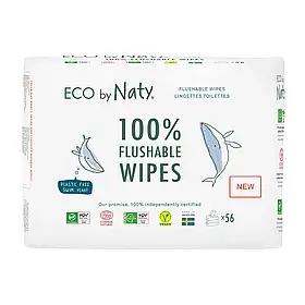 Органічний вологий туалетний папір Eco by Naty, 168 шт. (3 в 1)