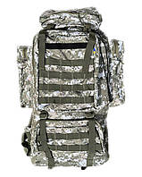 Тактический рюкзак 100 литров светлый пиксель. Военный рюкзак-баул ВСУ