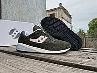 Мужские кроссовки Saucony Shadow 6000 70441-45s Green Gray хаки Оригинал