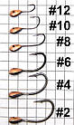 Мормишка літня #10 для лову карася на бічний ківок вага 0.6г, фото 4