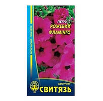 Насіння "Петунiя гiбридна Рожевий Фламінго", 0,1г 10 шт./уп. !!!!!
