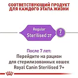 Сухий корм для дорослих стерилізованих кішок Royal Canin STERILISED 10+2 кг (3182550773928), фото 3