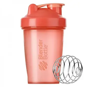 Шейкер спортивний BlenderBottle Classic 20oz/590ml Black (Original) Кораловий