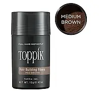 Загуститель волос кератиновый Toppik 12 гр. medium brown