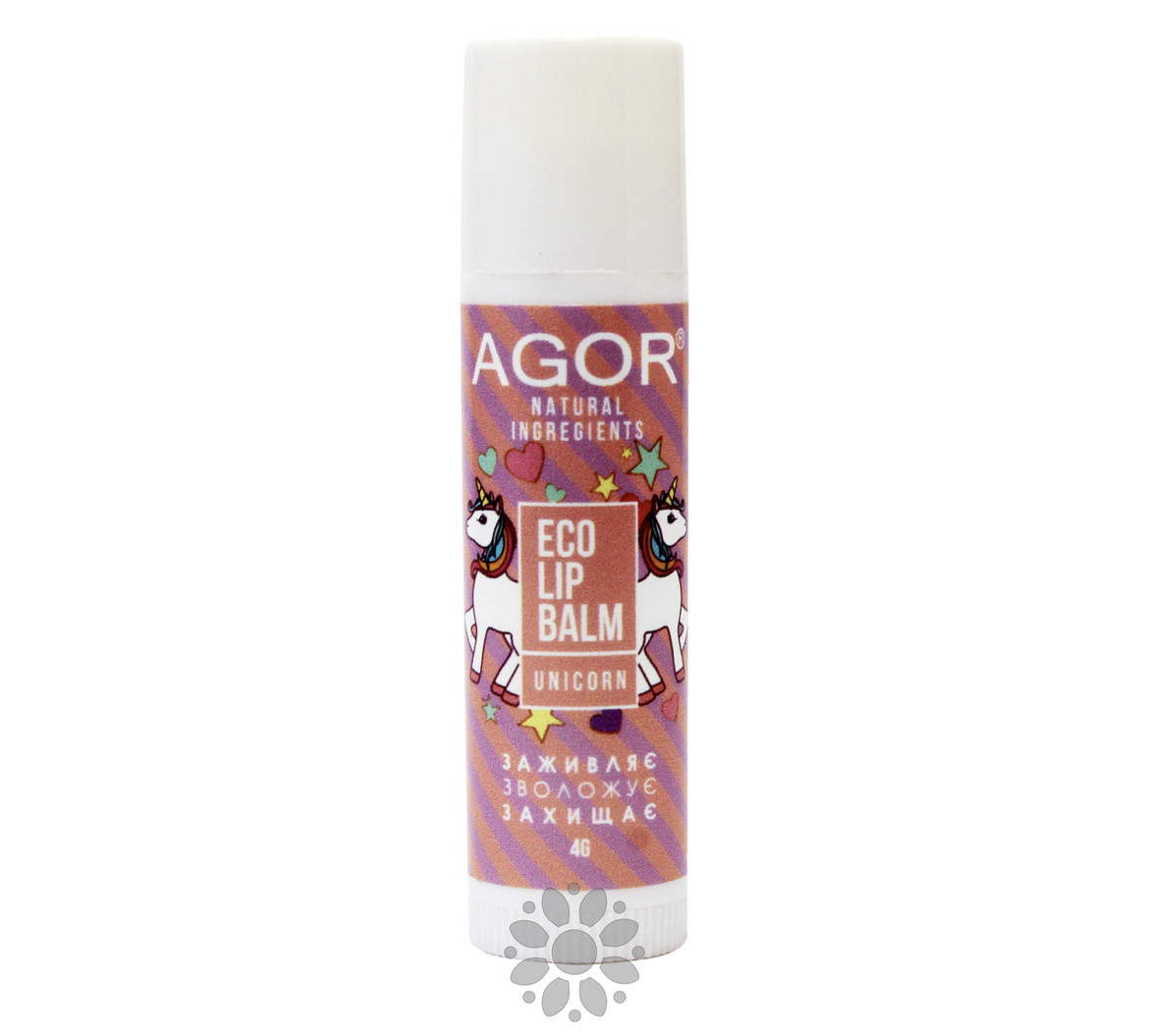 Бальзам для губ UNICORN, 4 г, AGOR