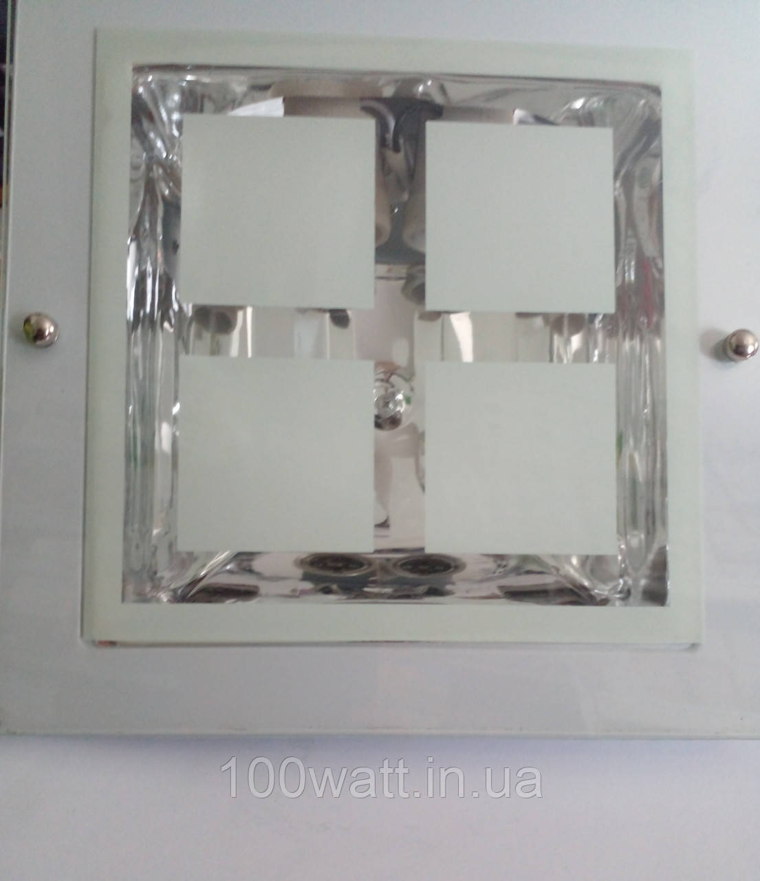 Світильник точковий вбудований DOWN LIGHT РТ-008 E27 2x26w Білий LUMEN 23001