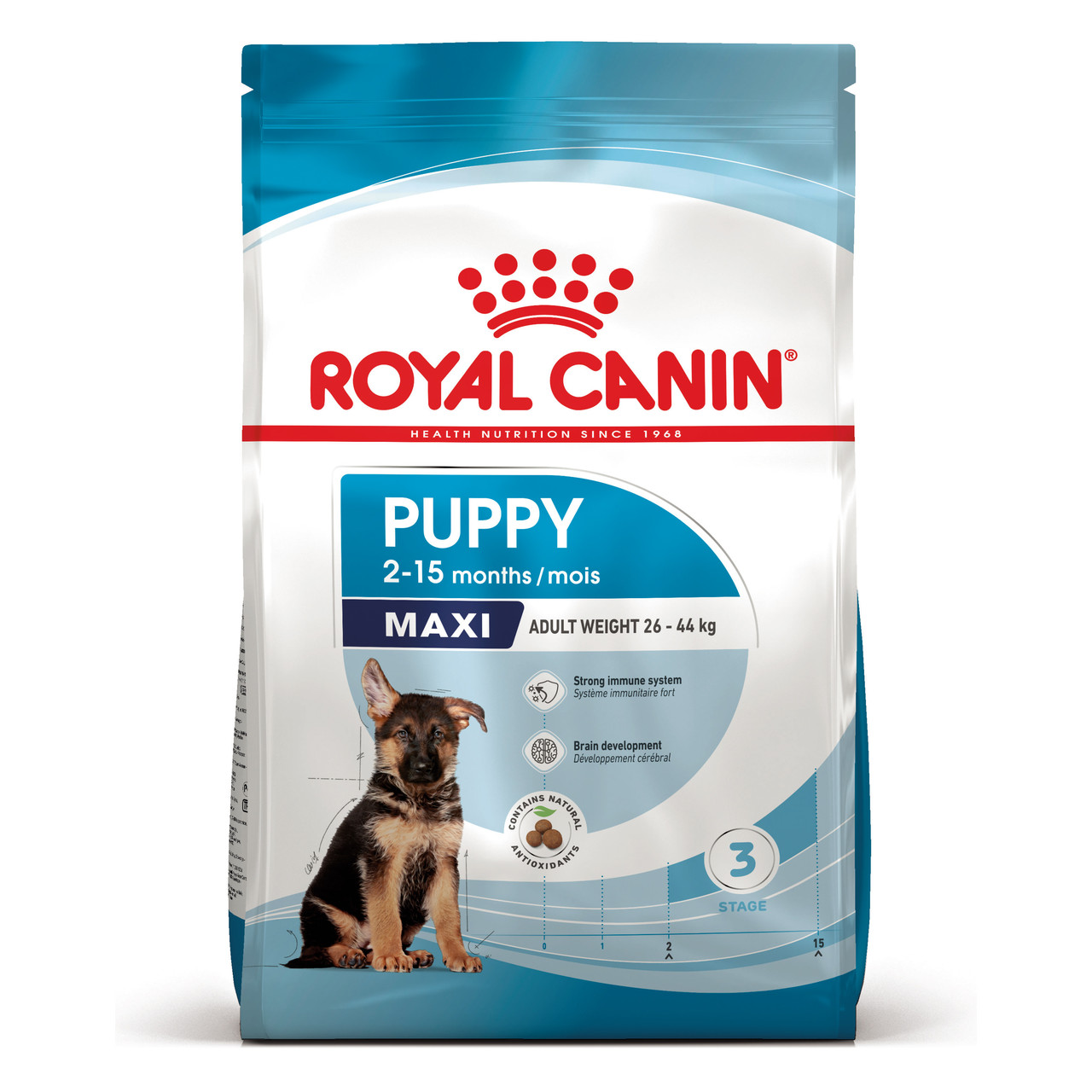 Royal Canin Maxi Puppy сухий корм для цуценят великих порід з 2-15 місяців, 1КГ