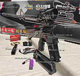 Автомат на Орбіз на акумуляторі М16 Black, Приціл 4х, Ремінець, фото 7