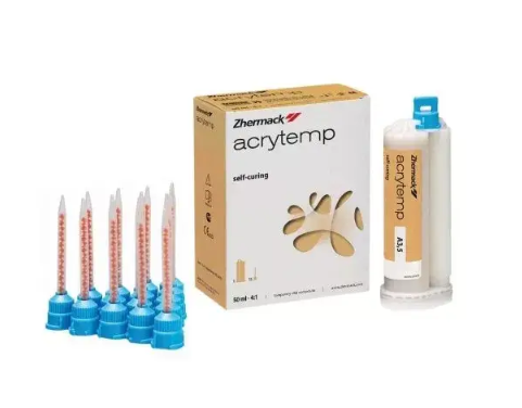 Acrytemp (Акритемп), самополімеризуюча композитна пластмаса для виготовлення тимчасових коронок та м