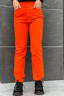 Джинсы женские оранжевые 143512L GL_55