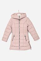 Куртка детская девочка зимняя пудрового цвета 153110L GL_55