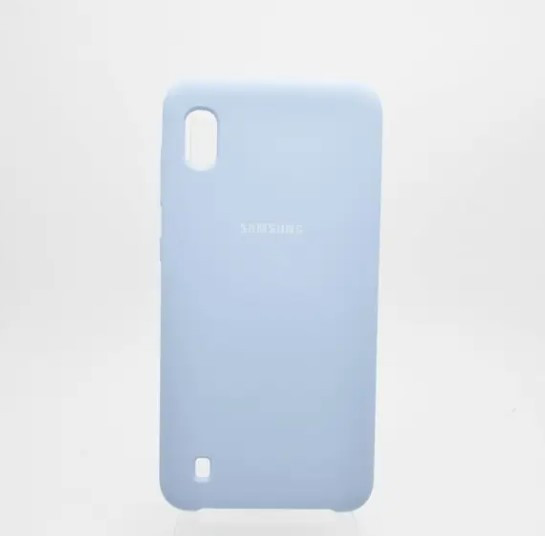 Чохол накладка Silicon Case для Samsung A105 Galaxy A10 Light Blue