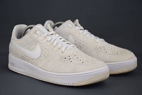 Nike air force flyknit beige deals