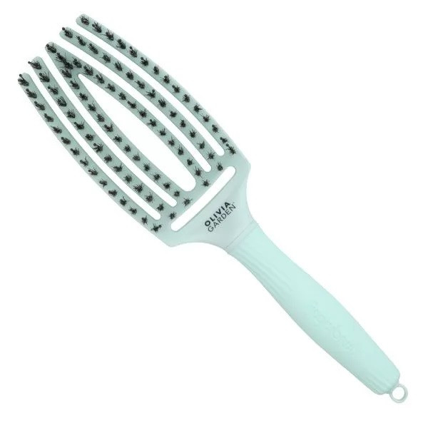 Щітка для волосся комбінована Olivia Garden Finger Brush Combo Nineties Fizzy Mint (ID1796)