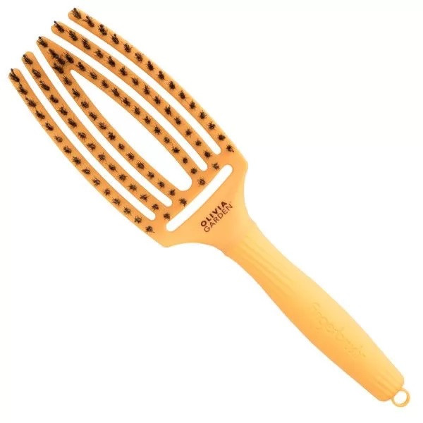 Щітка для волосся комбінована Olivia Garden Finger Brush Combo Nineties Juicy Orange (ID1793)