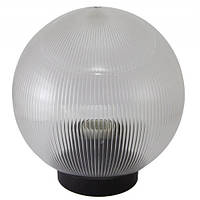 Садовый светильник шар 150мм прозрачый призма Lemanso PL2113