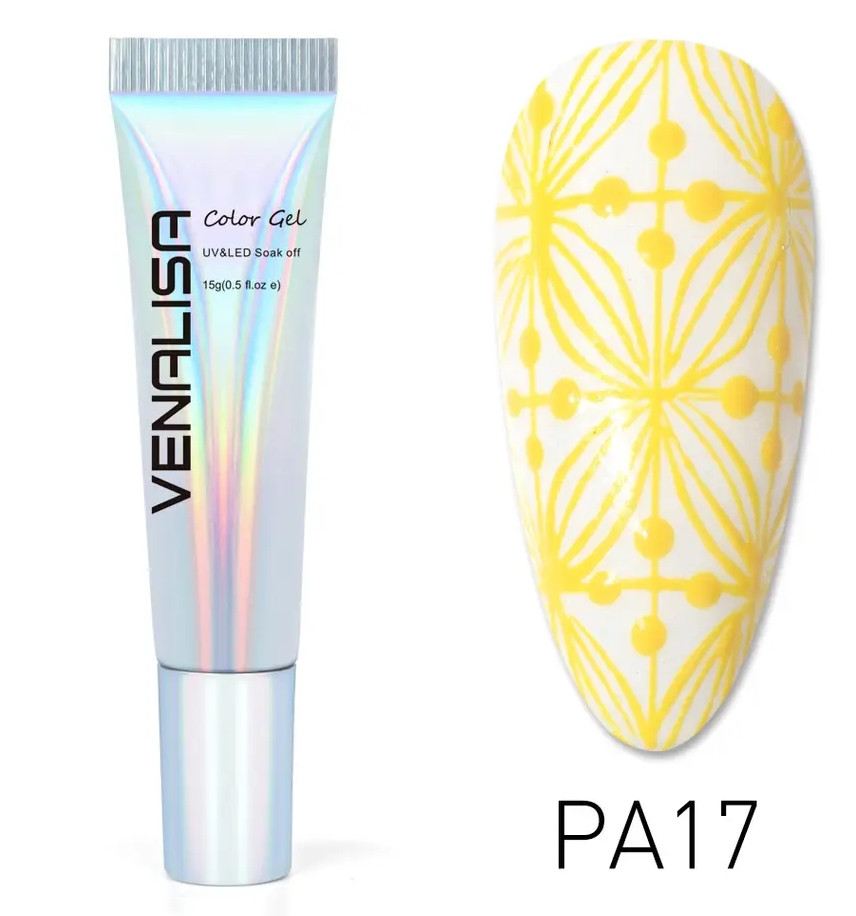 Гель для стемпінгу Venalisa Stamping Gel PA17, 15 г, фото 1