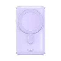 Павербанк Baseus с Беспроводной зарядкой Qi 15W Baseus Magnetic Bracket 3in1 10000mAh 20W Purple (PPCX000205)