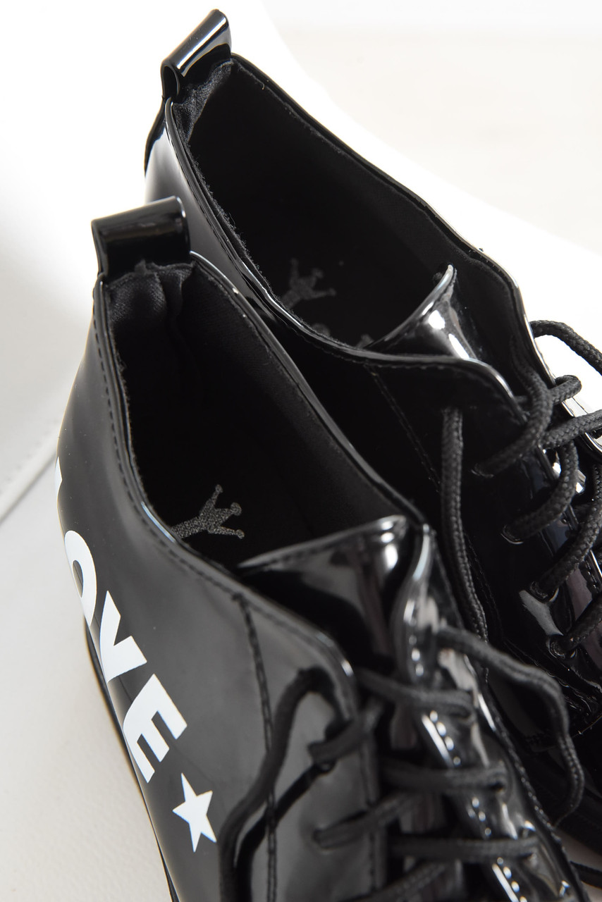 Туфли-сникерсы женские демисезонные черного цвета 154191L GL_55 - фото 4 - id-p1839936295