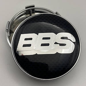 Ковпачок із логотипом BBS 60 мм 56 мм чорний сірий карбон