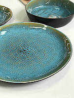 Большая керамическая тарелки, блюдо "Голландия" 27 см