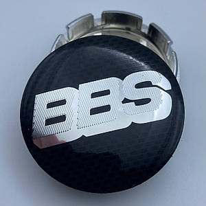 Ковпачок із логотипом BBS 56 мм 52 мм чорний сірий карбон