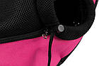 Сумка-переноска для собак та котів вагою до 5 кг Trixie «Sling Front Carrier» 50*25*18 см (рожева), фото 7
