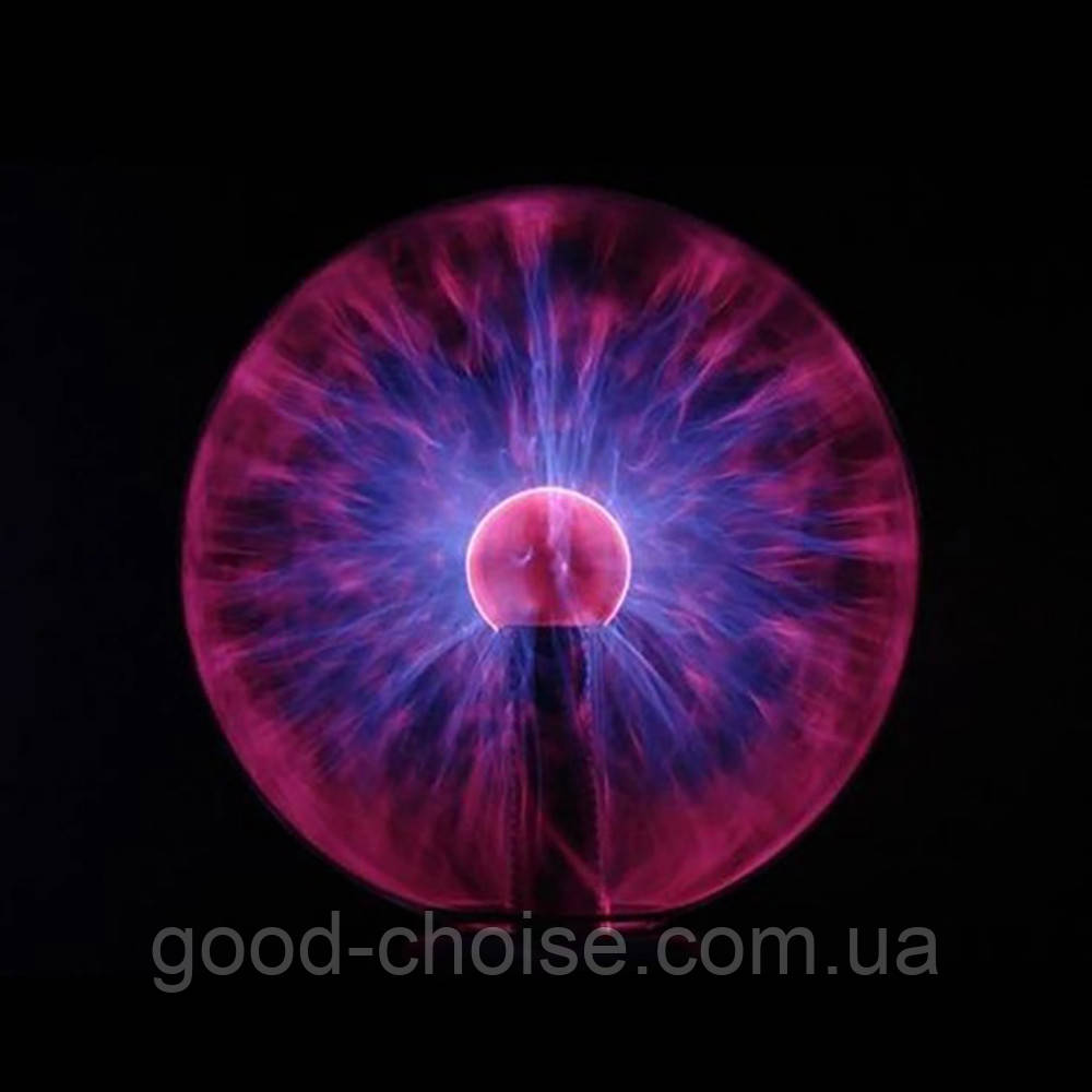 Светильник плазменный шар 15 см Plasma ball / Ночник с молниями / Плазменный шар Тесла - фото 5 - id-p1839892040