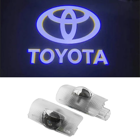 Проектор підсвічування логотипу для дверей TOYOTA Логотип +Напис Corolla,Avalon,Camry, Highladner,Prado,Land Cruiser