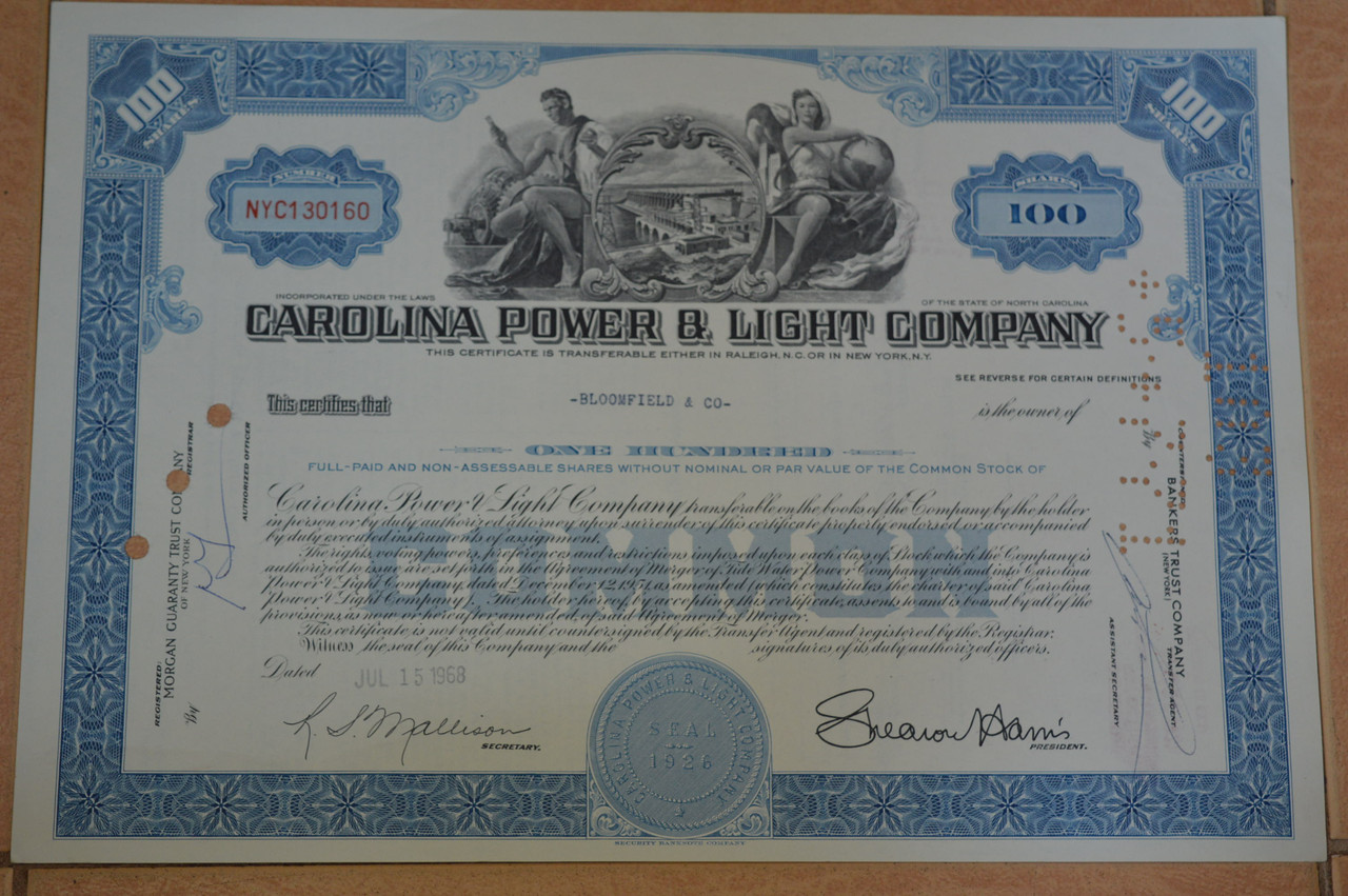 Акція. США. 1968 рік No130160 (Б-4)