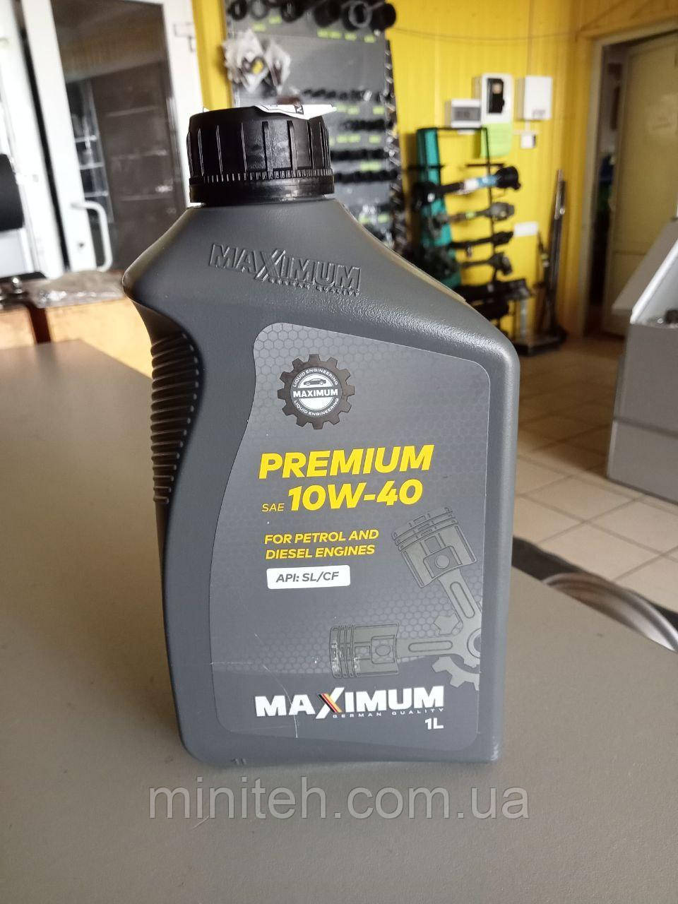 Олива напівсинт. Maximum Premium 10W40 1л., фото 1