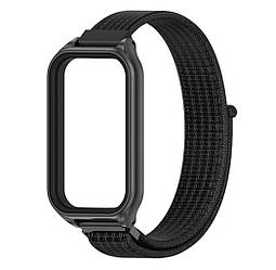 Ремінець нейлоновий Mijobs для фітнес браслета Xiaomi Smart Band 9 Active - Black
