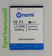 Аккумулятор NB-51 Nomi i500 Sprint 1800 mAh оригинал