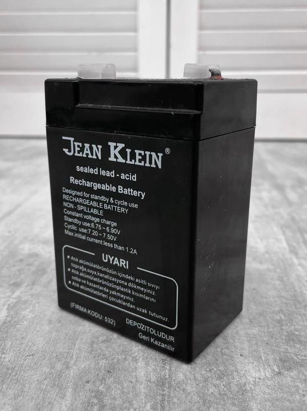 Акумуляторна батарея 6В  4Ач JEAN KLEIN JK-640, фото 1