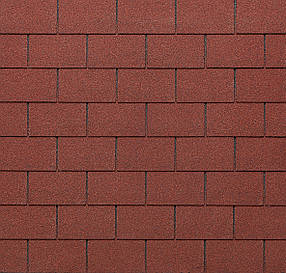 Бітумна черепиця Tegola RECTANGULAR Premium Coppery Red