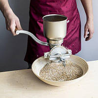 Домашняя настольная зернодробилка жерновая для зерна, круп, кофе Browin