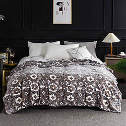 Покривало велюрове з малюнком 220х200 см.