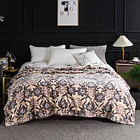 Покривало велюрове з малюнком 220х200 см.