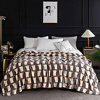 Покривало велюрове з малюнком 220х200 см.