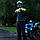Oxford Rainseal Pro MS Over Jacket Gry/Blk/Fluo, S Мотокуртка дощова, фото 4
