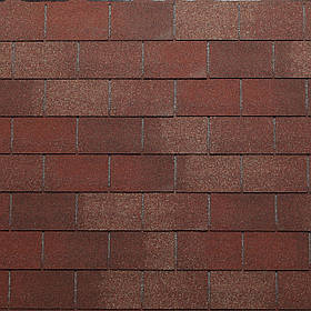 Бітумна черепиця Tegola RECTANGULAR Premium 2-tone Red