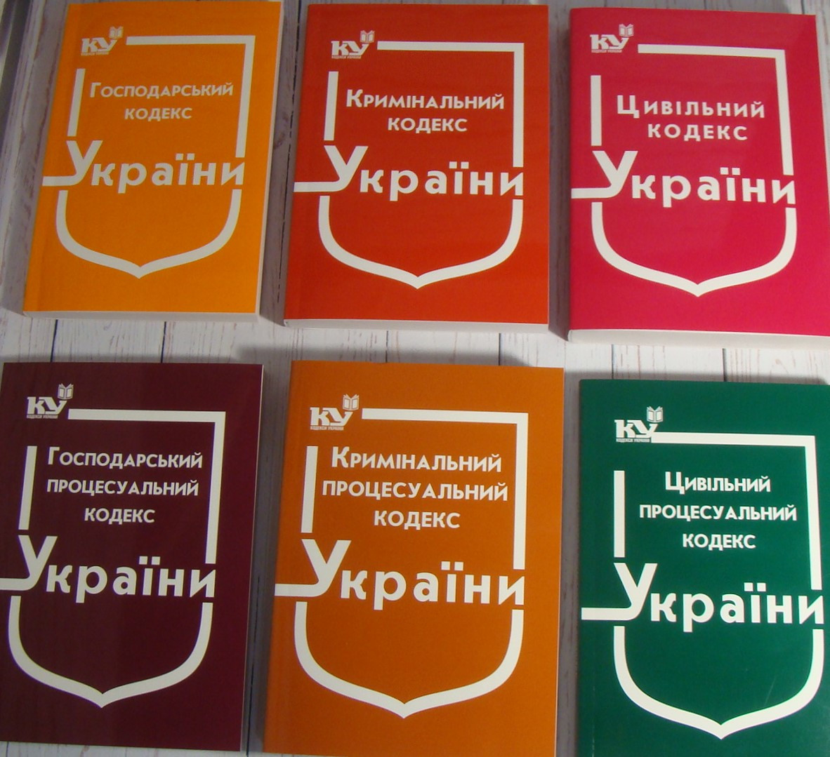 Комплект з 6-ти кодексів. ЦК + ЦПК + КК + КПК + ГК + ГПК 2025 рік