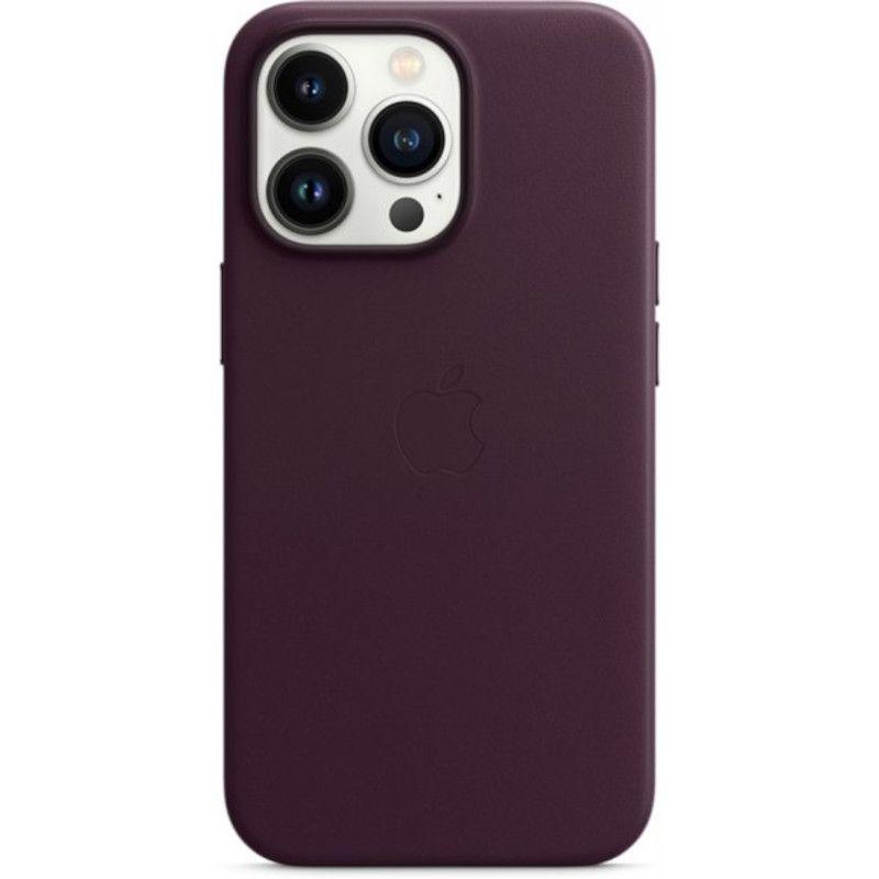 Оригінальний Чохол Apple Leather Case with MagSafe Dark Cerry для iPhone 13 Pro MM1A3ZE/A