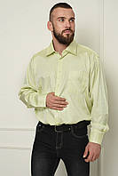 Рубашка мужская зеленая в полоску 151245L KU_22