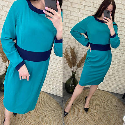 Чарівна жіноче плаття, тканина "Креп-дайвінг" 56 розмір, фото 1