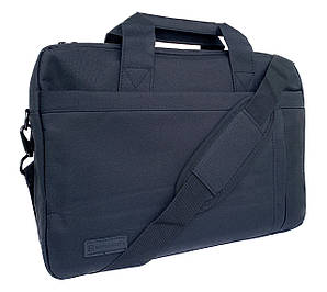 Сумка для ноутбука до 14" дюймів Brinch B-14S чорна, ремінь через плече в комплекті