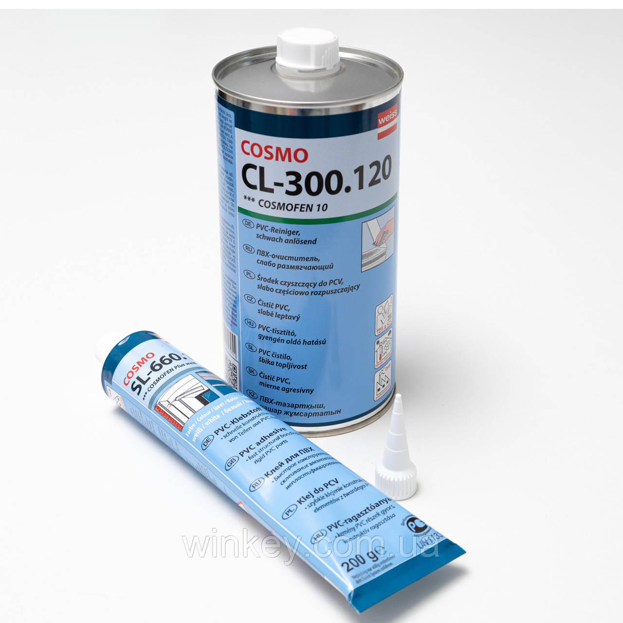 Очисник Cosmofen CL-300.120 10 з рідкий пластик Cosmofen SL-660.220 білий