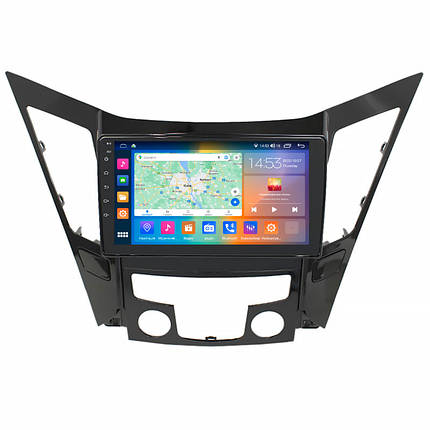 Штатна магнітола Lesko для Hyundai Sonata VI (YF) 2009-2014 IPS 9" 4/64Gb CarPlay 4G Wi-Fi GPS Prime Соната, фото 1